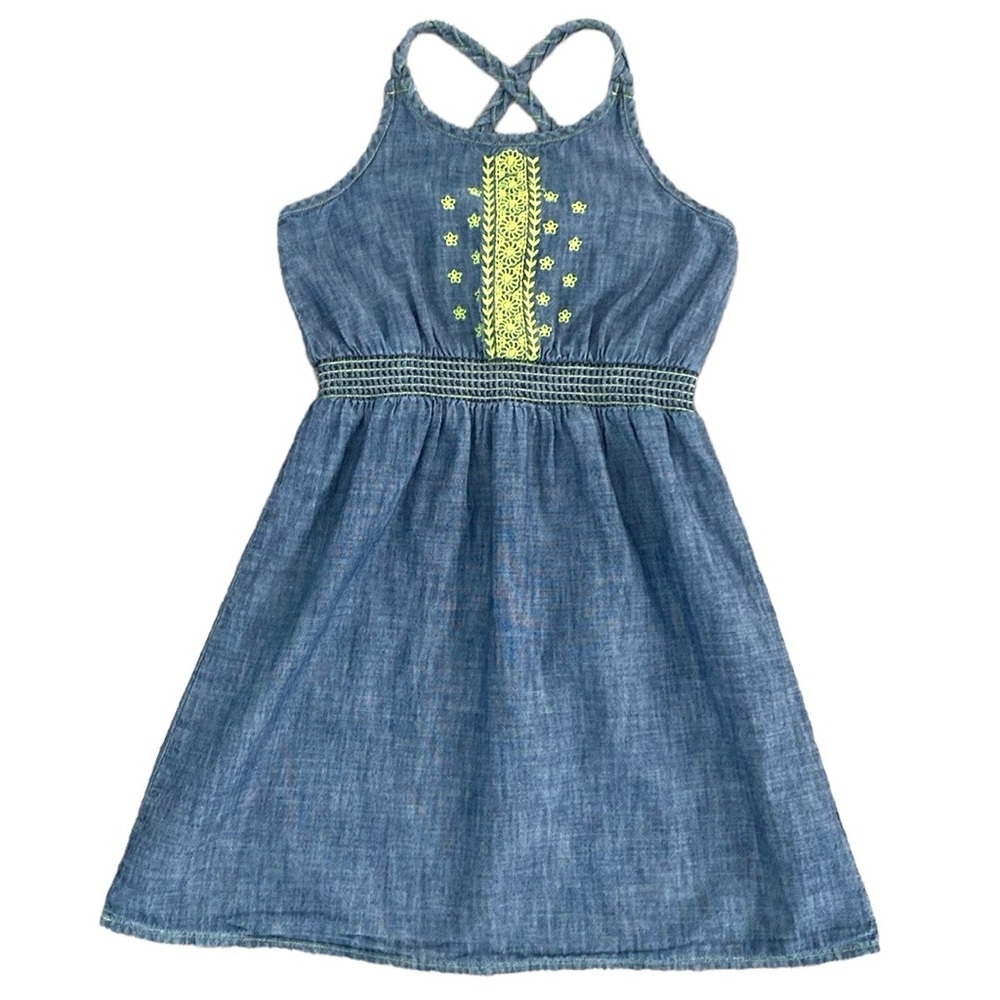 Baby Gap Embroidered Chambray Dress